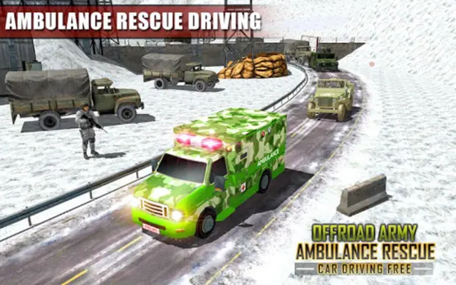 Army Ambulance Driving Rescue android App screenshot 2