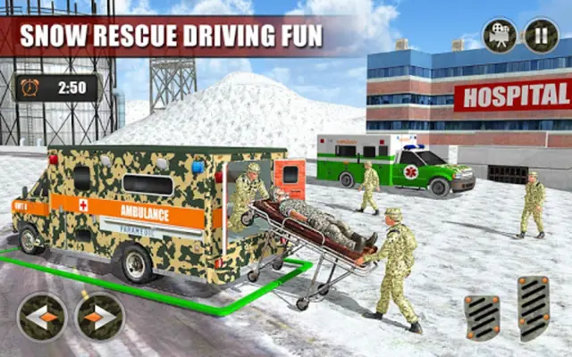 Army Ambulance Driving Rescue android App screenshot 4